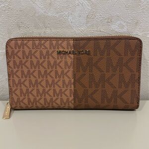 MICHAEL Michael Kors Jet Set Pale Peanut Multi Wallet